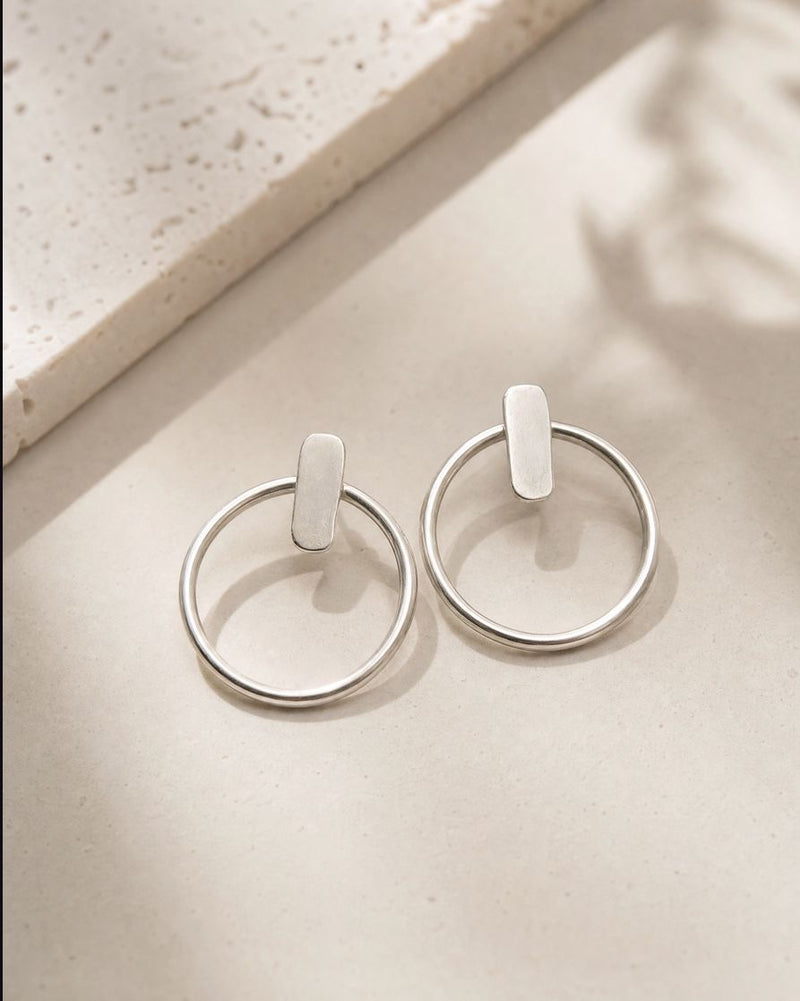 Sister Stones Earrings Large
