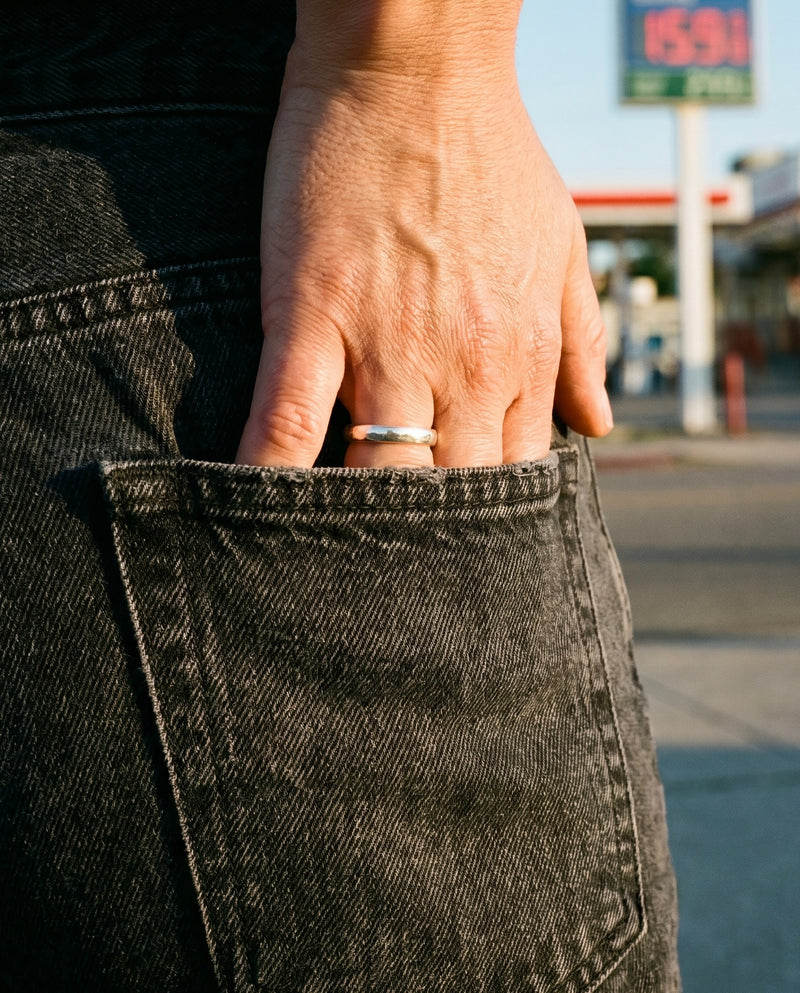 Ama Hammered Ring