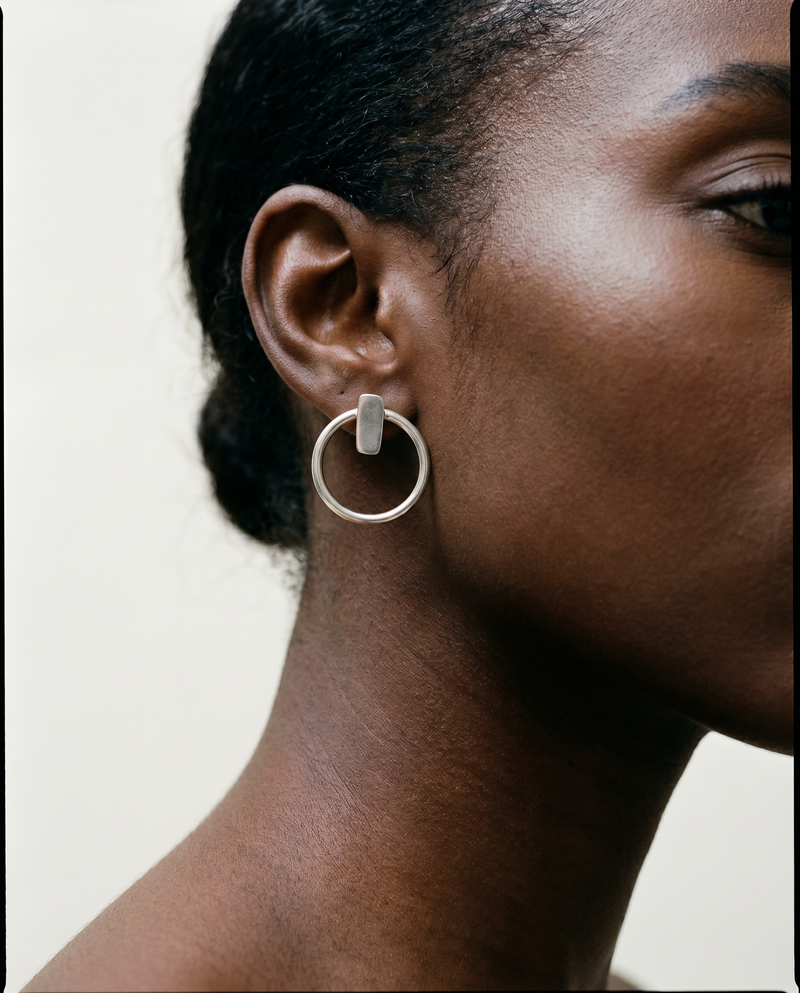 Sister Stones Earrings Small
