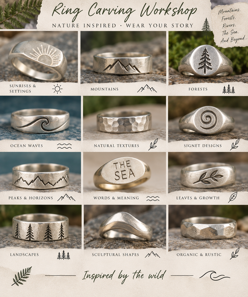 Wax Carving Jewellery with Rays of Sunshine