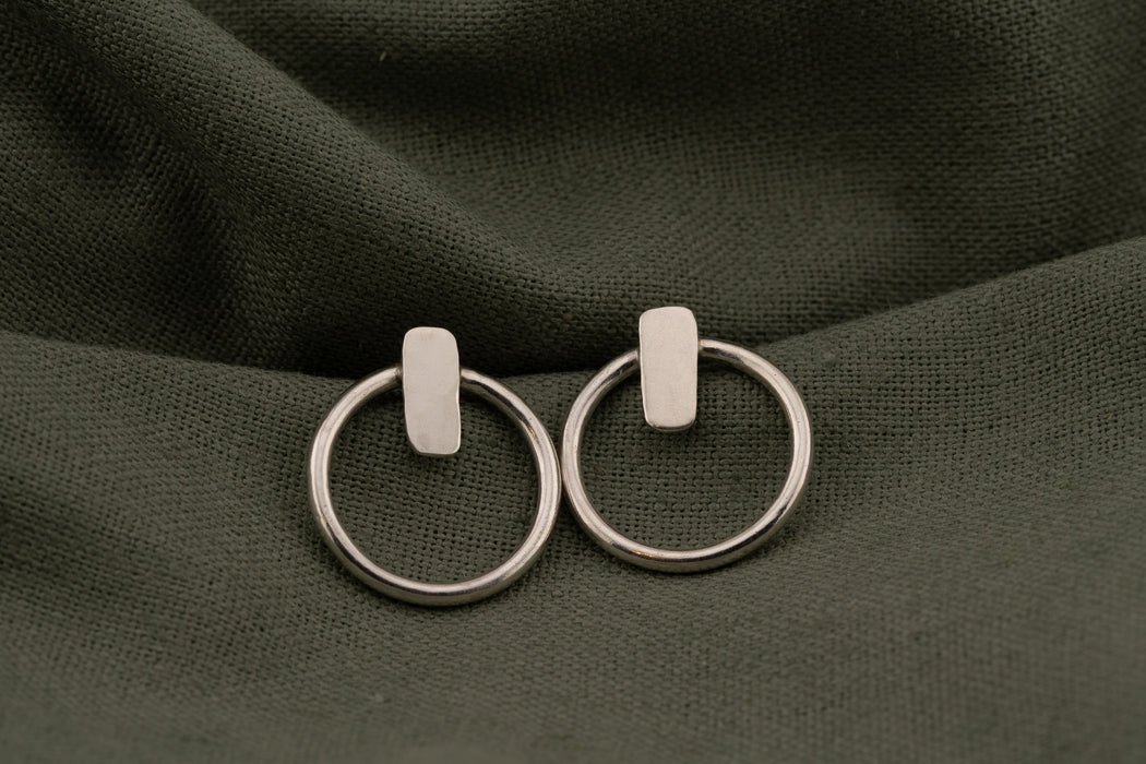 Sister Stones Earrings Small