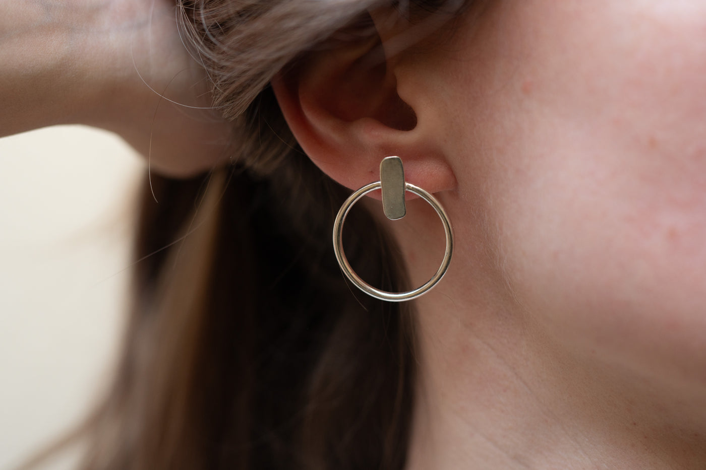 Sister Stones Earrings Large