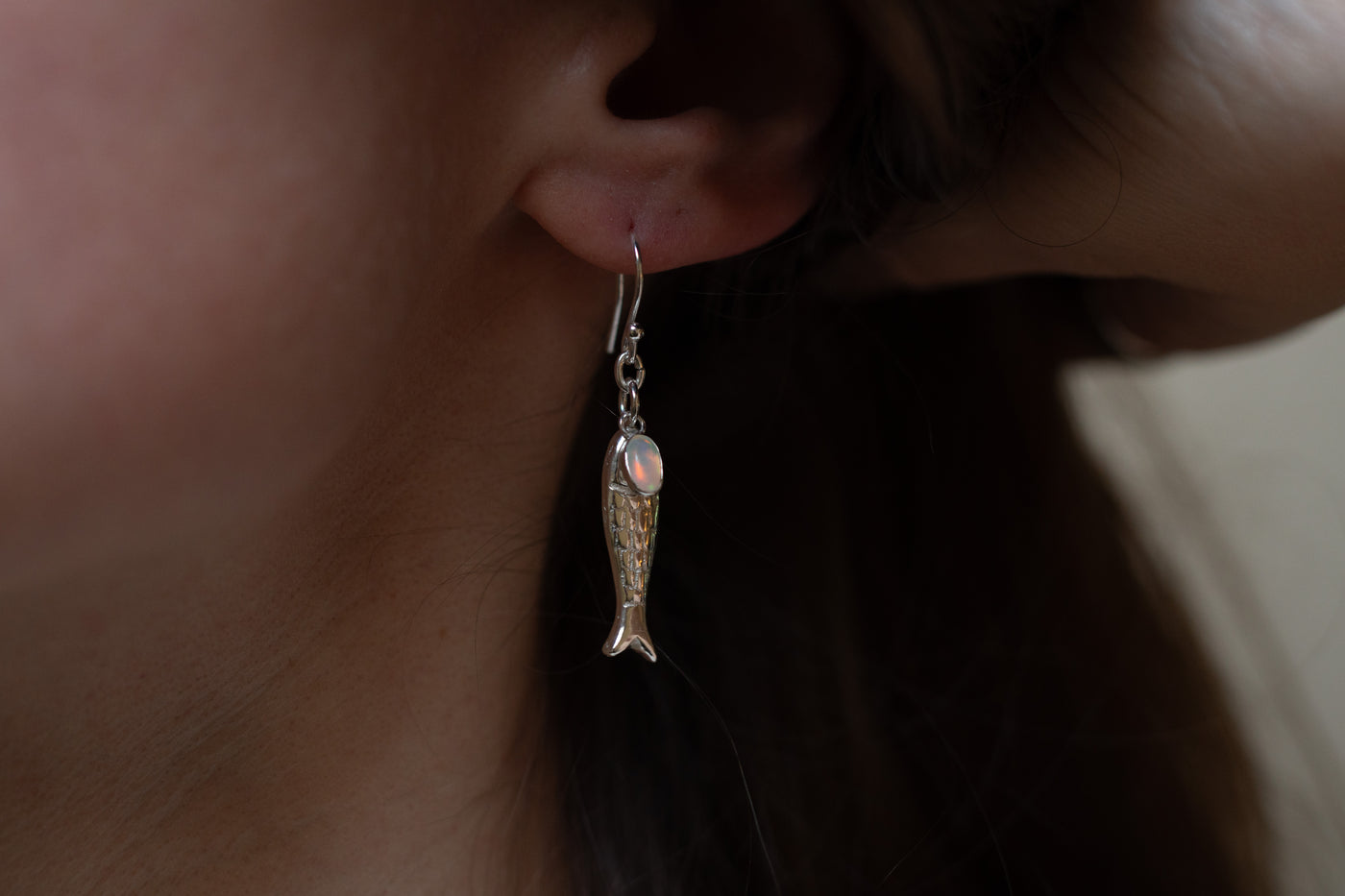 Lucky Fish Drop Earrings