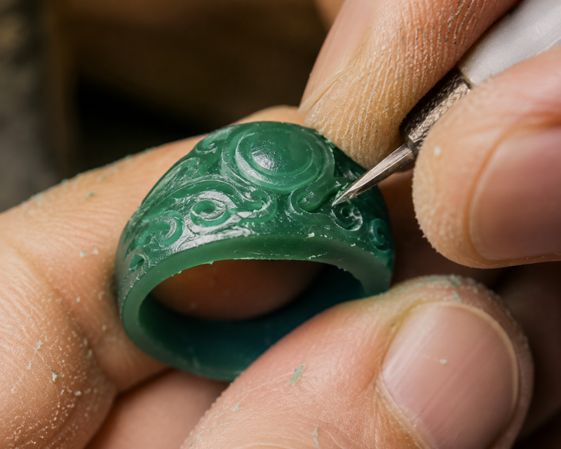 Wax Carving at the Studio